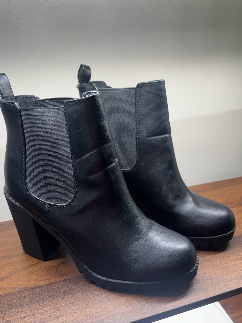 Classic Black Heel Booties
